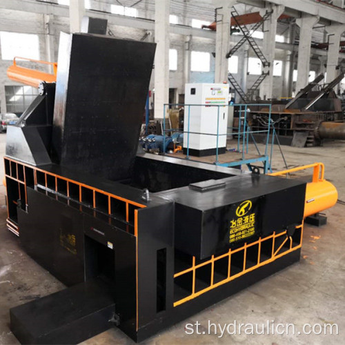 Push-out Scrap Metal Steel Compacting Baler Mechini